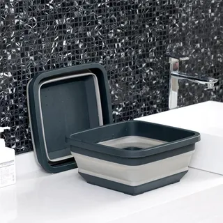 Lavabo en plastique portable pliable