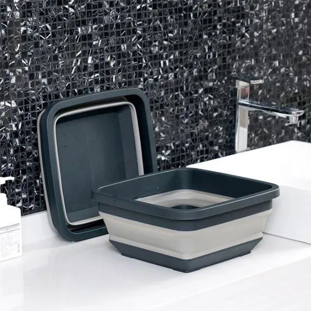 Lavabo en plastique portable pliable