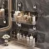 Étagère de rangement murale de luxe à ventouse : sans… – vue 3