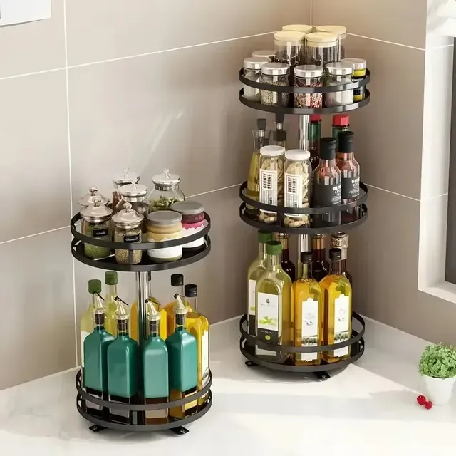 360 ° Support de rangement rotatif pour épices de cuisine – vue 3