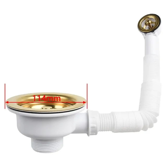 A69edrain évier Downcomer 114MM acier inoxydable plaqué… – vue 4