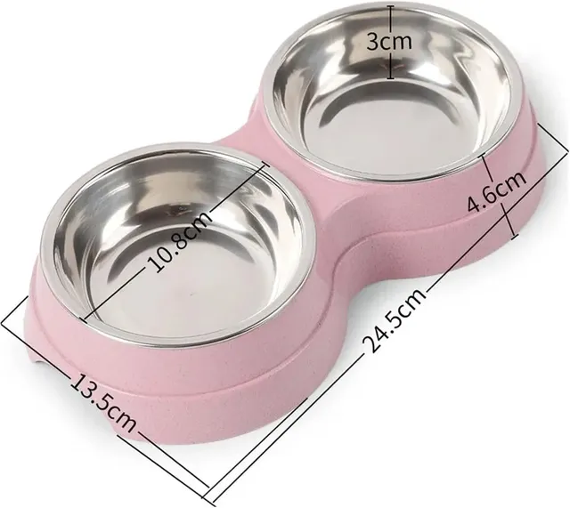 Double bols pour animaux de compagnie – vue 3