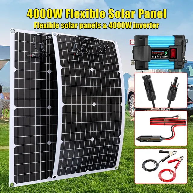 Kit solaire tout-en-un 2000 W : sortie 110 V/220 V – vue 2