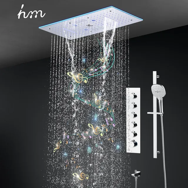 Hm-Système de douche à LED avec musique de haute qualité
