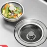 Filtre d'évier de cuisine en acier inoxydable – vue 4
