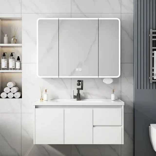 Miroir moderne salle de bain armoire porte conceptions… – vue 2