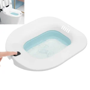 Baignoires portables pliantes, toilettes ergonomiques réglables à pulvérisation d&rsquo;eau, lavabo de trempage pour femmes enceintes, Patients hémorroïdes