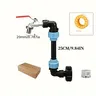 Adaptateur robinet cuve IBC tige verticale noire 50cm… – vue 4