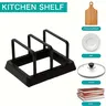 Support organisateur de cuisine 3 en 1: plateau de… – vue 3