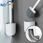 Brosse de toilette en Silicone, brosse de nettoyage de toilettes murale, ensemble de balais de nettoyage de toilettes, Kit de WC moderne, accessoires de salle de bains de beauté