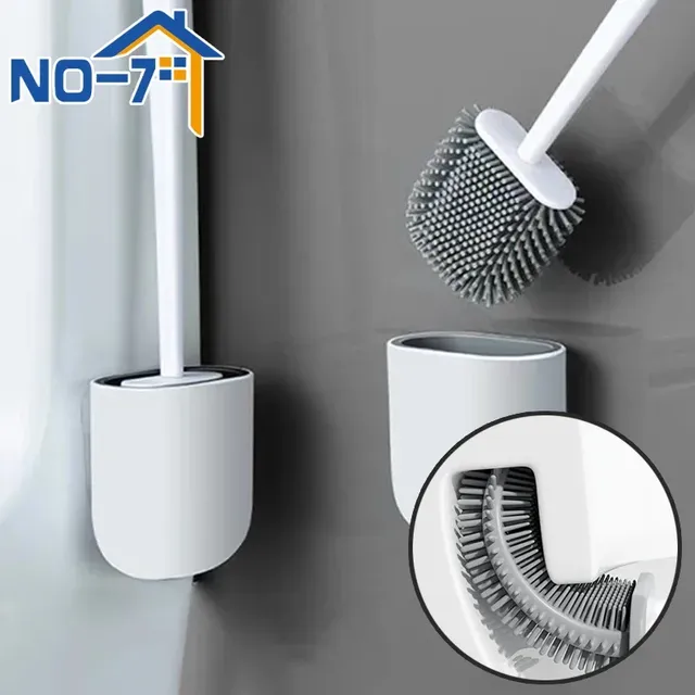 Brosse de toilette en Silicone
