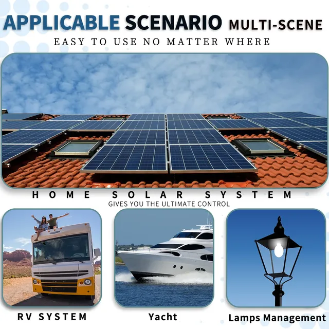 POWLSOJX MPPT 100A 80A 60A contrôleur de Charge solaire… – vue 6