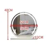 Miroir de maquillage LED avec lampe – vue 6