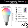 Ampoule LED RGB A70 15W 220V RA80 IR – vue 2