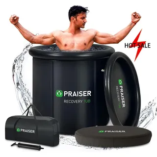 80Cm rond moderne noir froid plongeant baril pliable bain de glace…