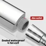 Pommeau douche carré grand débit trois vitesses réglable… – vue 3