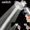 Pommeau de douche rehausseur argenté de style allemand – vue 2