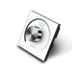 Variateur Led 12V 24V, contrôleur PWM 12V-24V, montage mural, bouton intelligent manuel, panneau, variateur pour bande Led