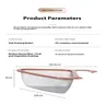 Panier filtrant evier cuisine angle triangulaire inox… – vue 6