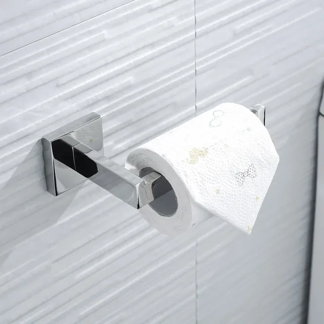Porte-serviettes en acier inoxydable et Nickel – vue 6