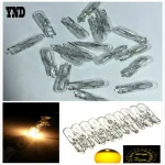 Ampoules halogènes T5 pour automobile, lampe blanche chaude, lampe bleue, automobile Lightconvaincu, 12V, 2721 W, 10x, #1.2