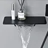 Système de douche de salle de bains en laiton noir simple – vue 2