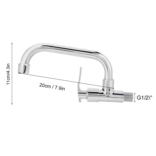 Robinet mural cuisine monocommande levier ergonomique… – vue 5