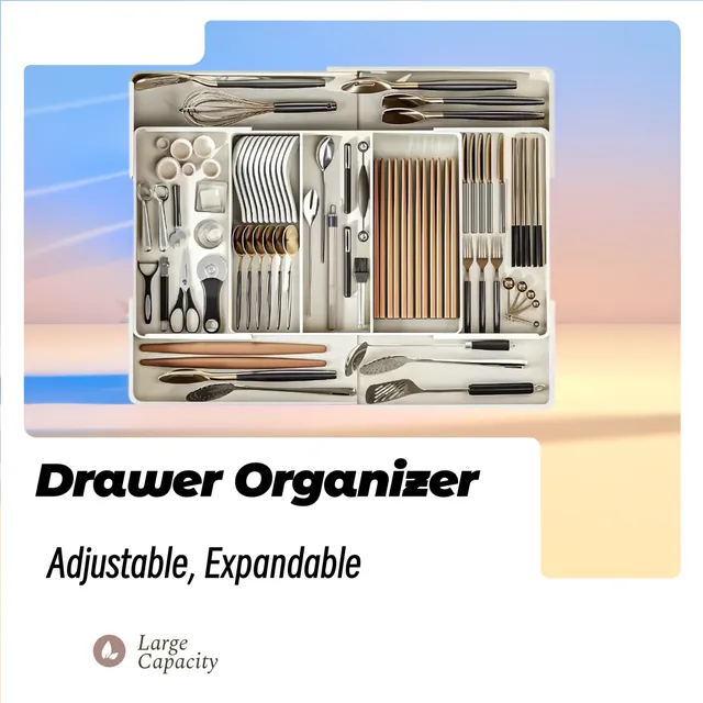 Organisateur tiroir cuisine extensible ajustable plateau…