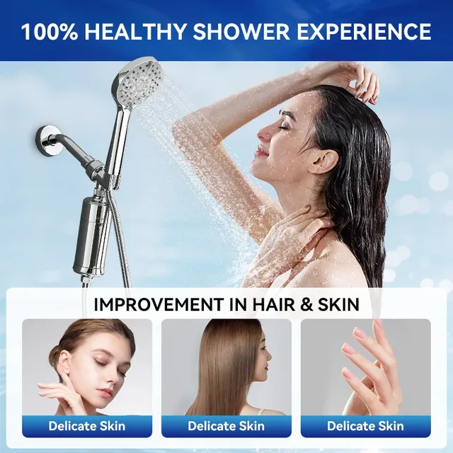 Wheelton Filtre à eau pour douche domestique - Filtre à… – vue 5