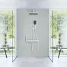 Colonne douche thermostatique murale tête pluie carrée… – vue 6
