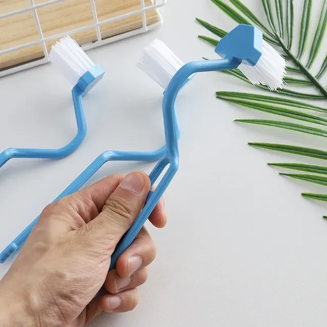 Brosse de nettoyage de salle de bain incurvée Portable – vue 3