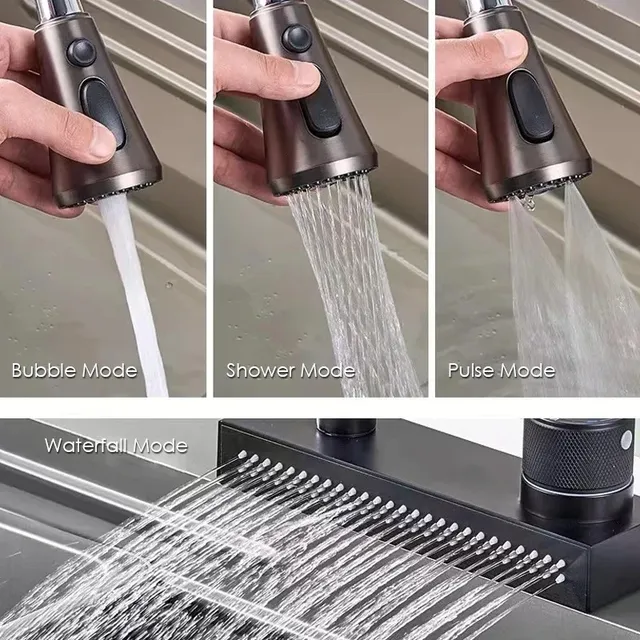Robinet de cuisine cascade – vue 6