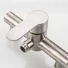 Robinet de lavabo de salle de bains en acier inoxydable – vue 4