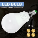 Ampoule LED E27, 220V, projecteur E14, 240V, lustre pour la maison 3W 6W 9W 12W 15W 18W 20W