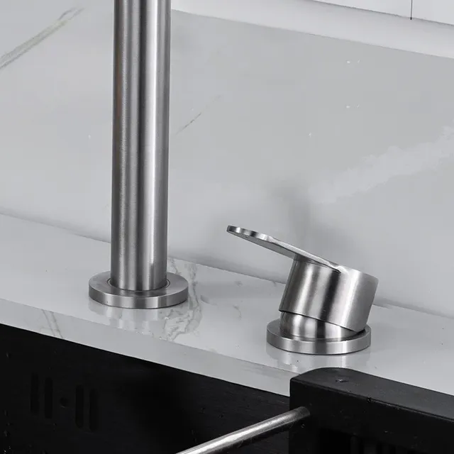 Robinet de cuisine pliant à levage caché – vue 2