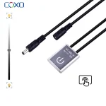 Interrupteur de commande tactile DC12V-24V, variateur de luminosité à LED, contrôleur de gradation réglable pour armoire à LED, barre de cuisine