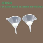 Outil de filtre d&rsquo;entonnoir d&rsquo;encre d&rsquo;imprimante DTF avec écran filtrant pour recharge de cartouche d&rsquo;encre filtre d&rsquo;encre liquide à base d&rsquo;eau à l&rsquo;huile 5 microns