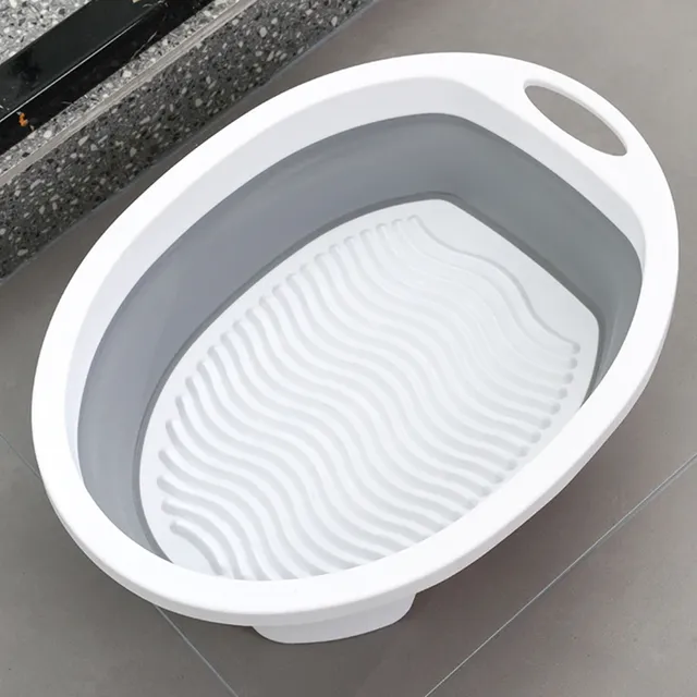 Bassin de planche à laver pliable pour le lavage des mains – vue 5