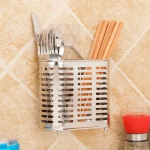 Égouttoir à vaisselle en acier inoxydable, organisateur de cuisine, égouttoir à vaisselle, support de rangement pour baguettes cuillère fourchette Égouttoir à vaisselle en acier inoxydable, organisateur de cuisine, égouttoir à vaisselle, support de rangement pour baguettes cuillère fourchette