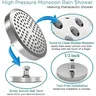 Pommeau de douche rond haute pression Angle salle de… – vue 4