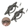 Poignée meuble rétro bouton armoire tiroirs bronze… – vue 6
