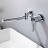 Lavabo mural avec poignée unique moderne – vue 7