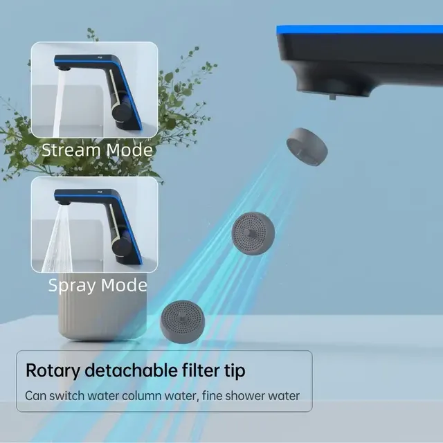 Robinet de salle de bain moderne avec affichage… – vue 5