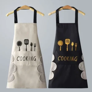 Tablier imperméable à l’huile peut essuyer les mains, vêtements de travail de cuisine pour la cuisine, le nettoyage de la cuisson, tablier universel sans manches pour hommes et femmes Tablier imperméable à l’huile peut essuyer les mains, vêtements de travail de cuisine pour la cuisine, le nettoyage de la cuisson, tablier universel sans manches pour hommes et femmes