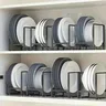 Rangeassiettes modulable métallique noir vertical… – vue 1