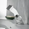 Robinet de salle de bains cascade en laiton gris pistolet – vue 5