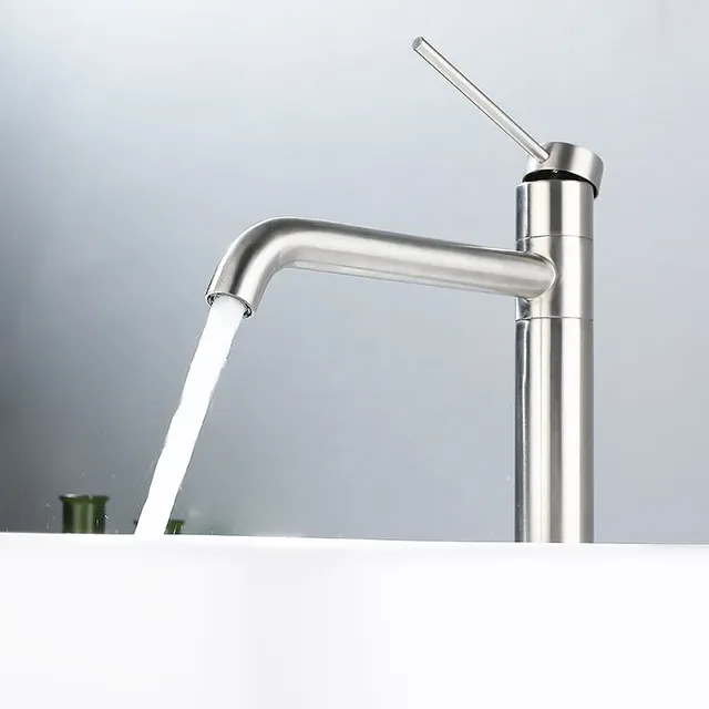 Mélangeur d'eau froide et chaude à poignée unique – vue 6