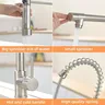 Robinet d'évier de cuisine avec pulvérisateur extractible – vue 7