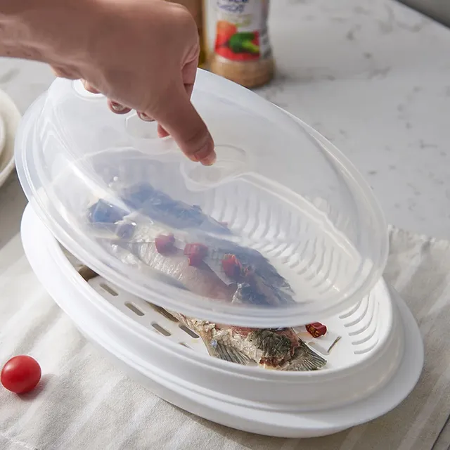 Plateau de cuisson ovale pour poisson – vue 3