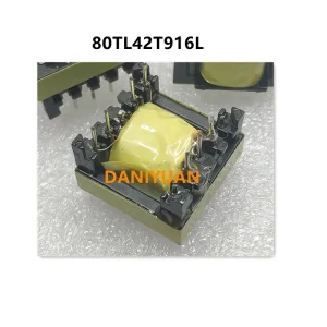 transformateur alimentation circuit imprimé bobine rectangulaire noyau ferrite enroulement isolé jaune flasque plastique montage traversant broches soudure compact transformateur alimentation circuit imprimé bobine rectangulaire noyau ferrite enroulement isolé jaune flasque plastique montage traversant broches soudure compact